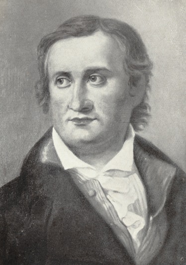 (Original Caption) Thomas Johann Seebeck (1770-1831). Head and shoulders. From a painting.