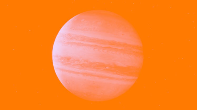 Illustration of Jupiter in Pisces 2021.