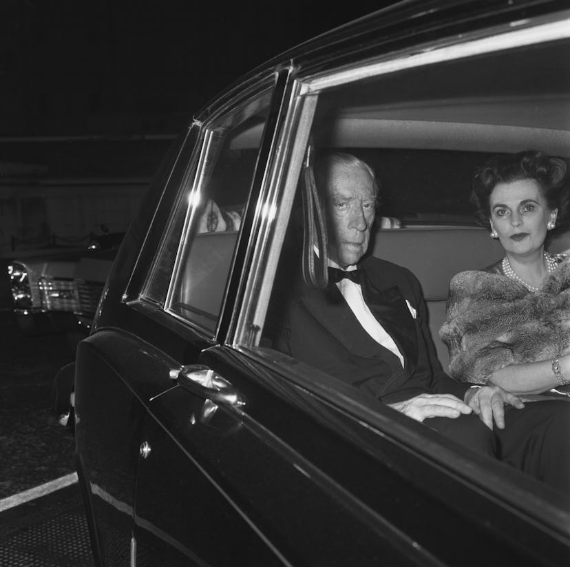 American industrialist J Paul Getty (1892 - 1976) with British socialite Margaret Campbell, Duchess ...