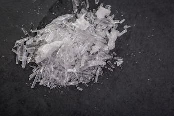 Menthol crystals
