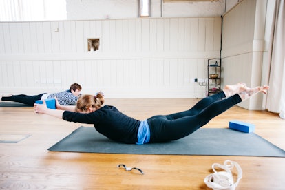 Try out locust pose during your 2022 yoga flow sequence.