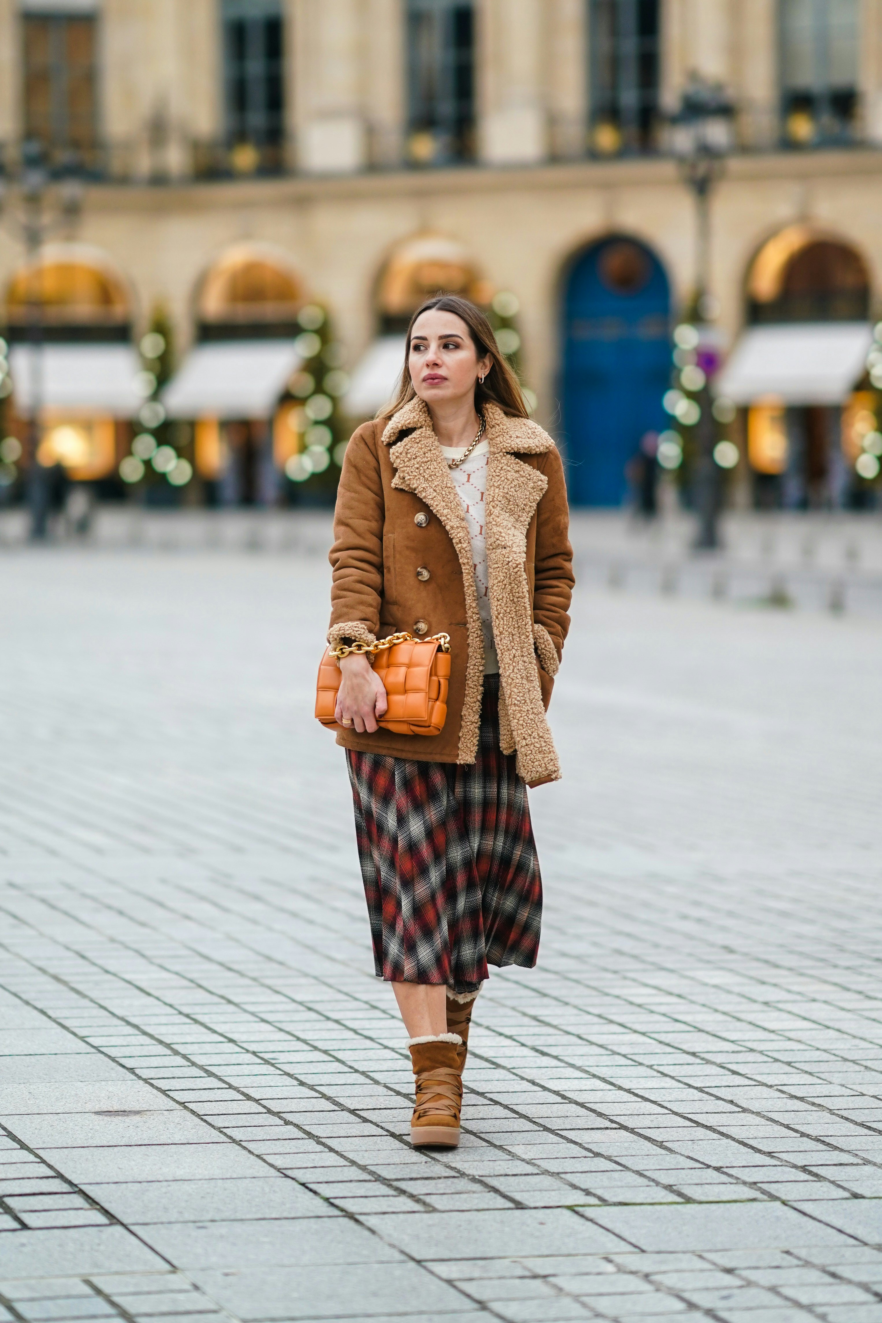 Winter skirt and discount boots