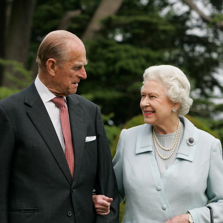 Elizabeth and Philip in Broadlands.