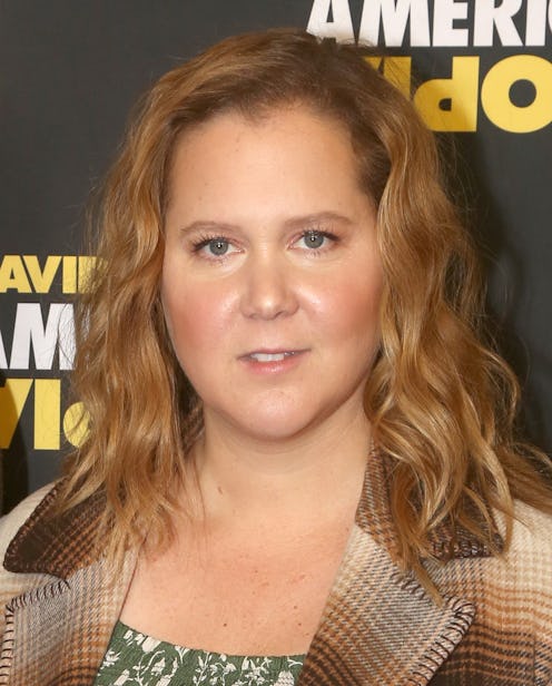 NEW YORK, NEW YORK - OCTOBER 17: Amy Schumer poses at the re-opening night of David Byrne's "America...