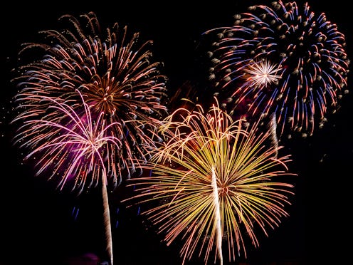 Fireworks in the sky