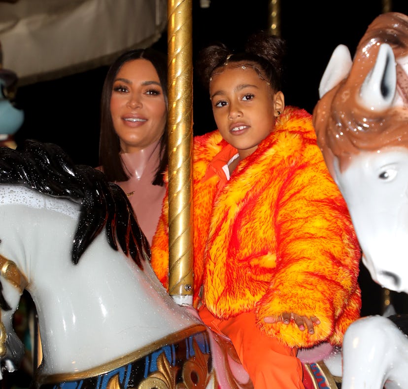 North West made a TikTok with her sister Chicago.