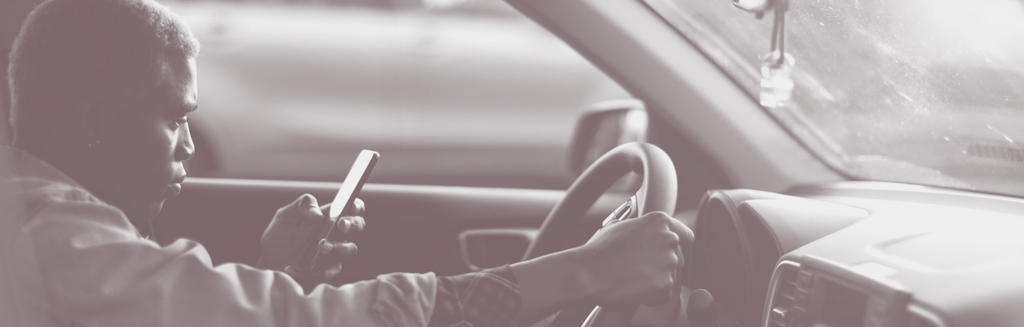 Car sharing service driver waiting for his passenger.