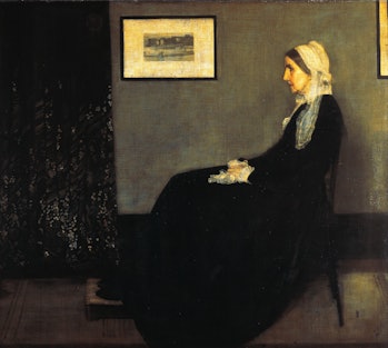 FRANCE - CIRCA 2002:  Portrait of the artist's mother, ca 1871, by James McNeill Whistler (1834-1903...