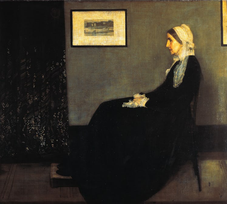 FRANCE - CIRCA 2002:  Portrait of the artist's mother, ca 1871, by James McNeill Whistler (1834-1903...