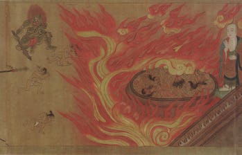 History of the temple called Yatadera, Muromachi period, 1333-1573. Artist Unknown. (Photo by Herita...