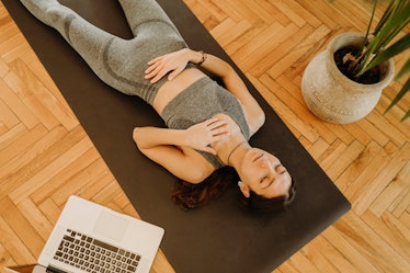 Savasana is a yoga pose for the winter solstice.
