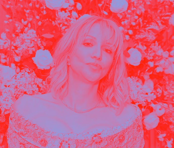 LONDON, ENGLAND - FEBRUARY 02: Courtney Love attends the British Vogue and Tiffany & Co. Fashion an...