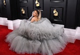 LOS ANGELES, CALIFORNIA - JANUARY 26: Ariana Grande attends the 62nd Annual GRAMMY Awards at Staples...