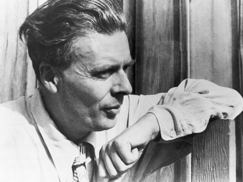 (Original Caption) Head and shoulders portrait of writer and philosopher Aldous Huxley. Huxley is we...