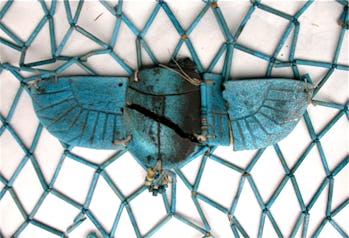 Winged Scarab Amulet, Egypt, Third Intermediate Period, Dynasty 23-25 (818-656 BCE). Artist Unknown....