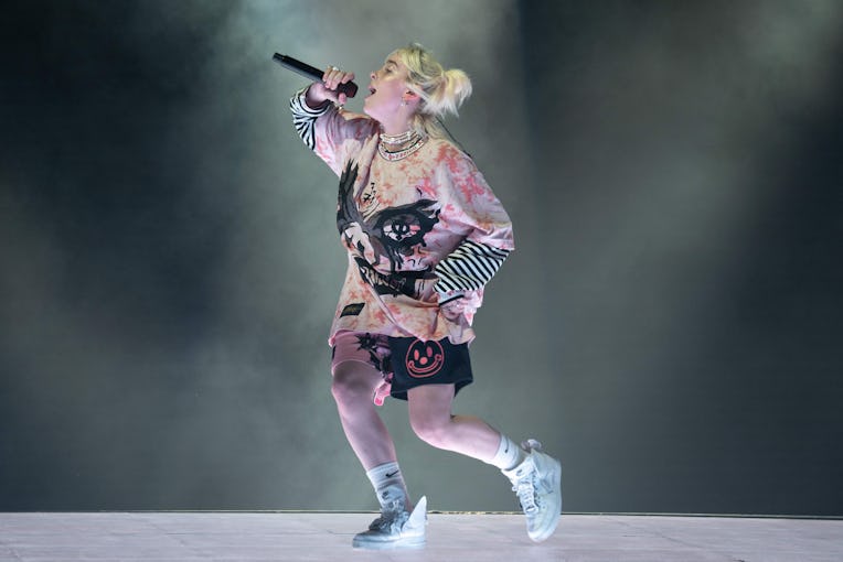Singer-songwriter Billie Eilish performs during the Austin City Limits (ACL) Music festival at Zilke...