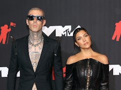 Kourtney Kardashian got tattoos, thanks to Travis Barker's Instagram filter, and it's too good.