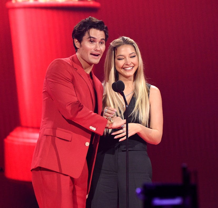 Here's what to know about if Chase Stokes and Madelyn Cline are back together shortly after their sp...