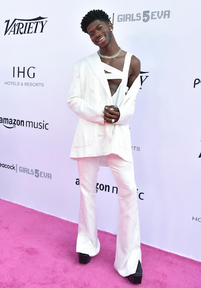 LOS ANGELES, CALIFORNIA - DECEMBER 04: Lil Nas X attends 2021 Variety Brunch Music Hitmakers Presents ...