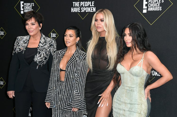 Kris Jenner teased the Kardashians' new Hulu show at the 2021 People's Choice Awards.