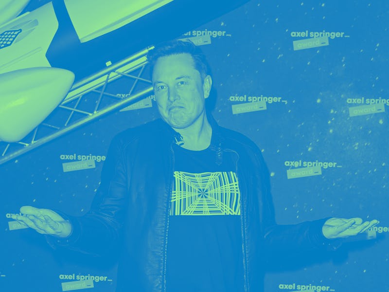 BERLIN, GERMANY DECEMBER 01: SpaceX owner and Tesla CEO Elon Musk poses on the red carpet of the Ax...