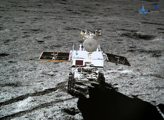 Look: Chinese rover spots a