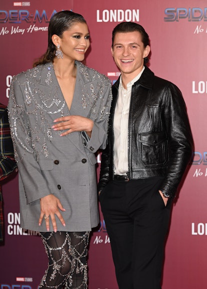 Zendaya and Tom Holland's body language at a photocall for 'Spider-Man: No Way Home' might have been...