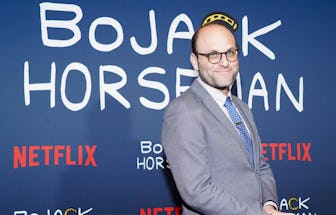 HOLLYWOOD, CALIFORNIA - JANUARY 30: Raphael Bob-Waksberg attends the premiere of Netflix's "Bojack H...