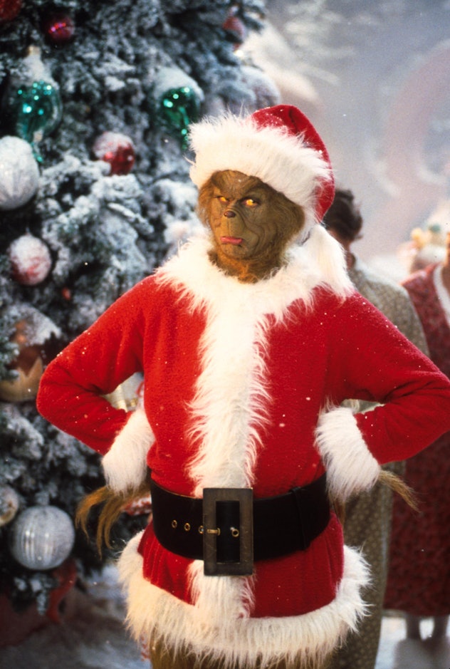 381271 01: Jim Carrey Stars As The Grinch, The Green Monster Who Disguises Himself As Santa Claus An...