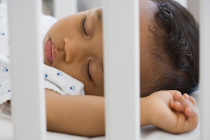 baby sleeping in crib