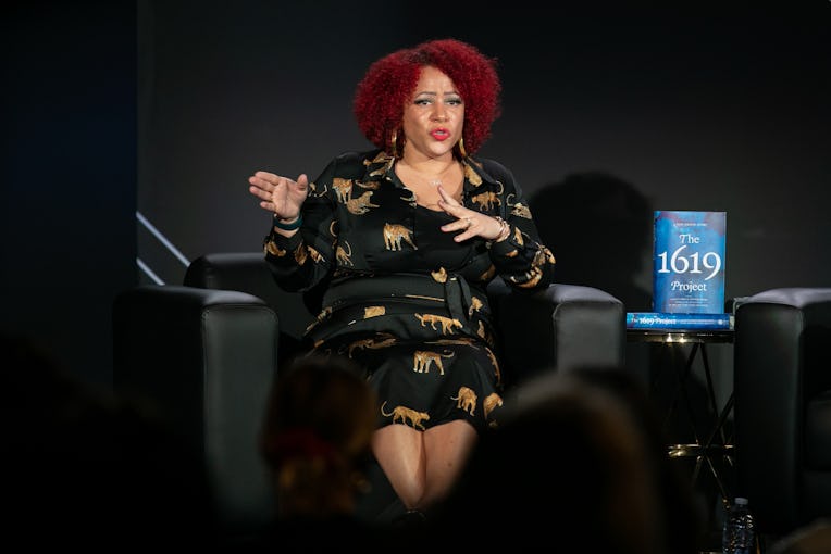 LOS ANGELES, CA - NOVEMBER 30: Pulitzer Prize-winning investigative journalist Nikole Hannah-Jones d...
