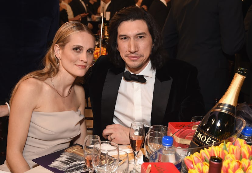 Joanne Tucker and Adam Driver in 2019.