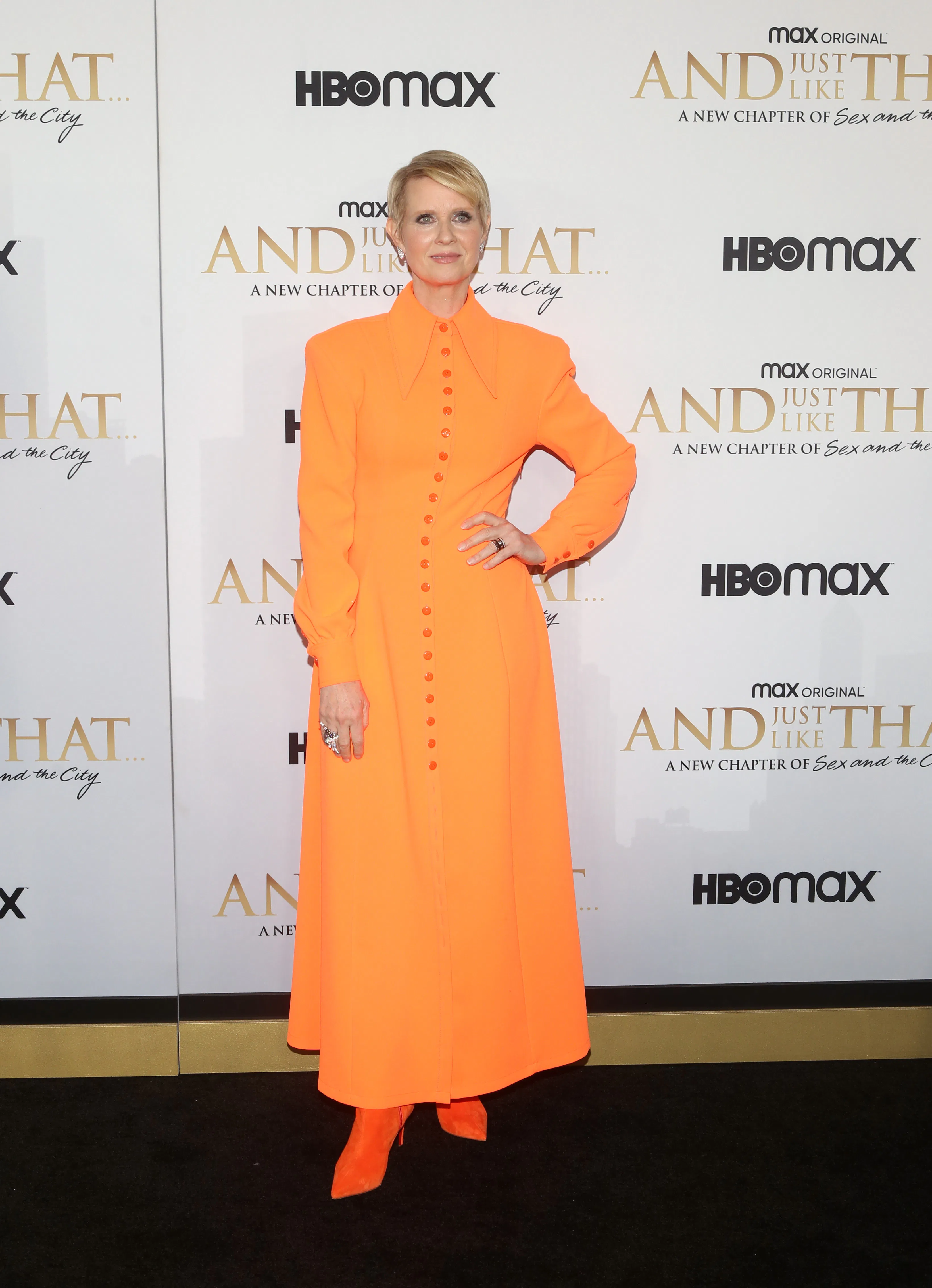 sex and the city 2 orange dress Sex and the City Movie 2: Fashion Delirium
