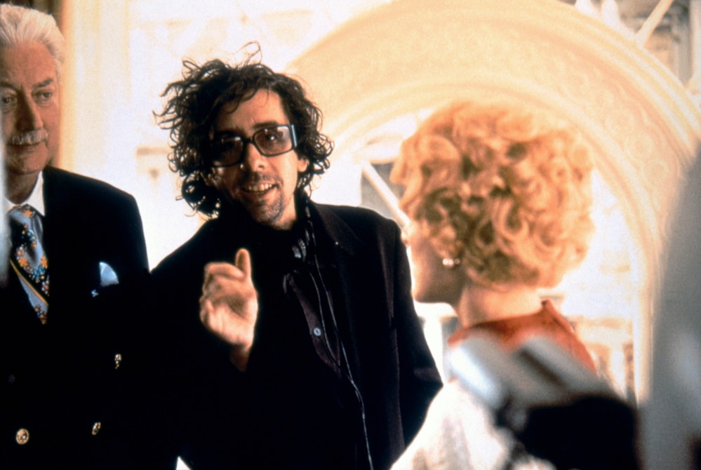 American director Tim Burton on the set of his movie Mars Attacks!. (Photo by Warner Bros. Pictures/...