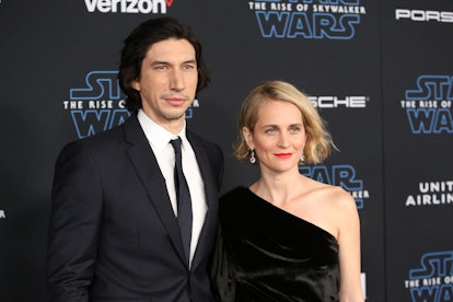 Adam Driver and Joanne Tucker in 2019.