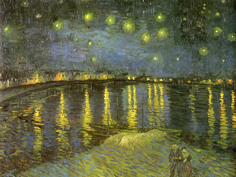 Starry Night on Rhone, Van Gogh, Vincent Willem, 1888 . (Photo by: Picturenow/Universal Images Group...