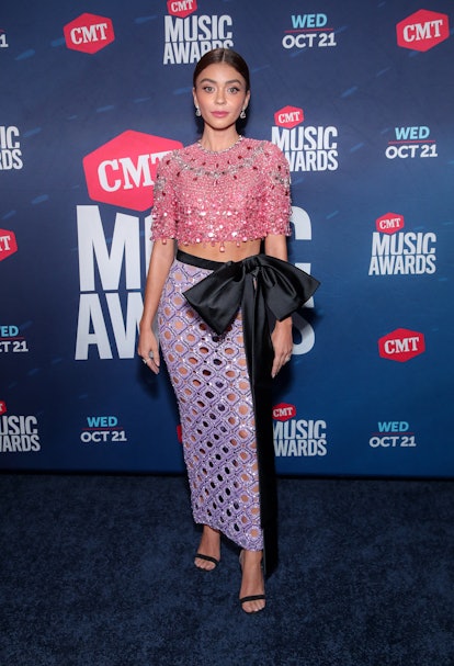 Sarah Hyland Red Carpet CMT Awards 2020