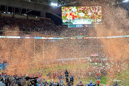 The Super Bowl typically lasts almost four hours. 