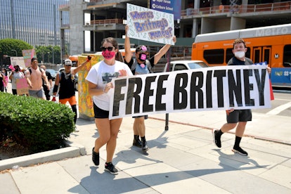 Free Britney supporters. Matt Winkelmeyer/Getty Images Entertainment/Getty Images