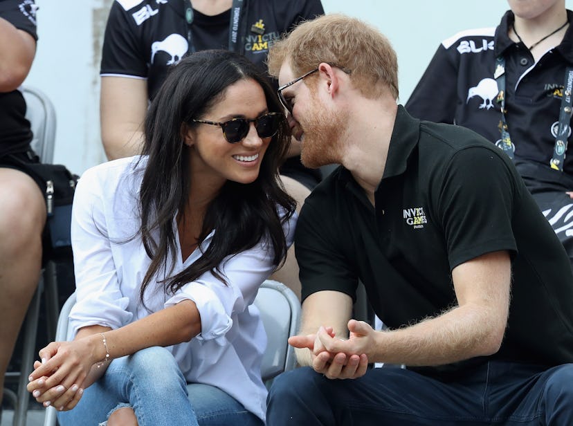 Prince Harry and Meghan Markle at the Invictus Games in 2017.