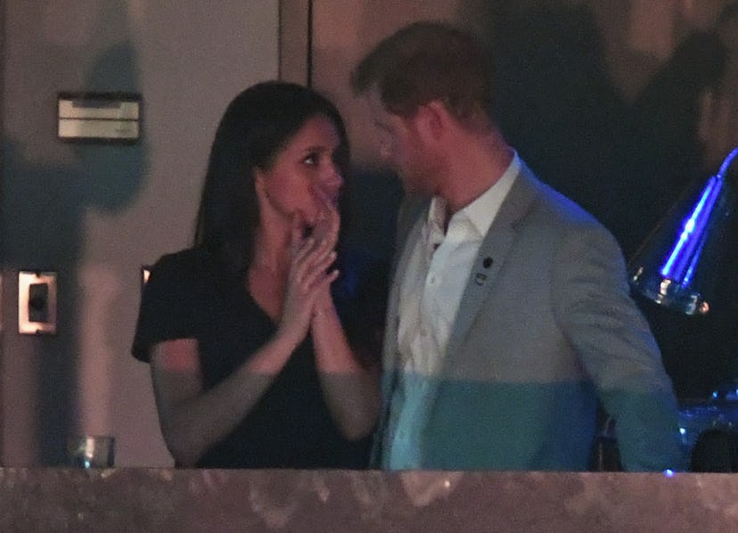 Prince Harry and Meghan Markle at Invictus Games in 2017