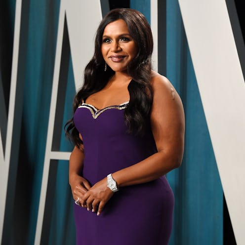 Mindy Kaling at the 2020 Vanity Fair Oscars after party. Photo via Getty Images