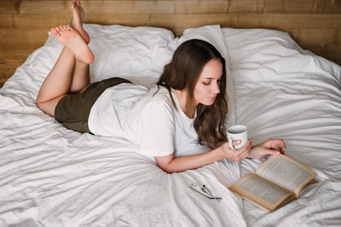 relaxing, reading, coffee, tea