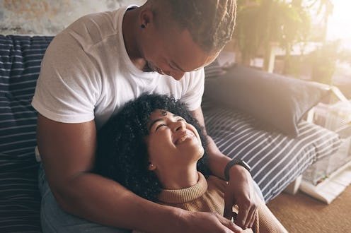 couple, laughter