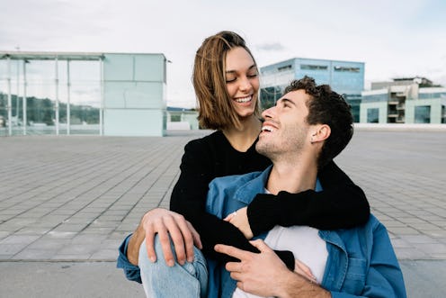 couple, laughter