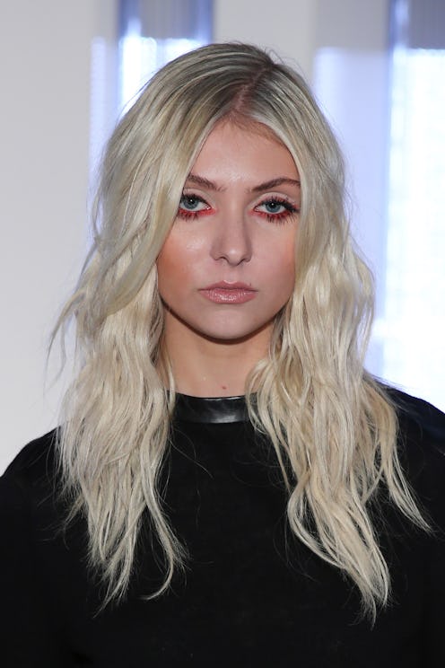 Taylor Momsen at the Helmut Lang show during New York Fashion Week. Photo via Getty Images