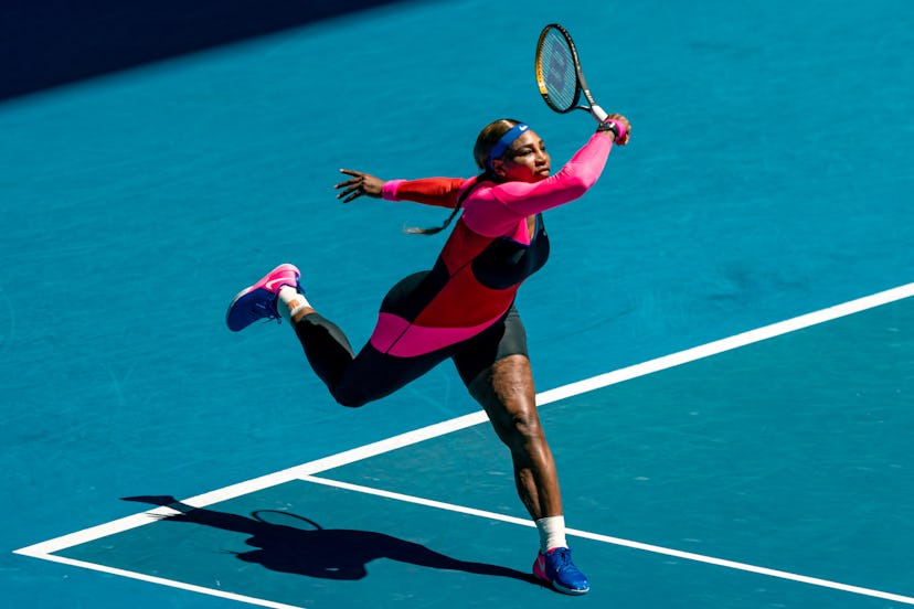 Serena Williams' Australian Open Catsuit Paid Homage To Flo Jo