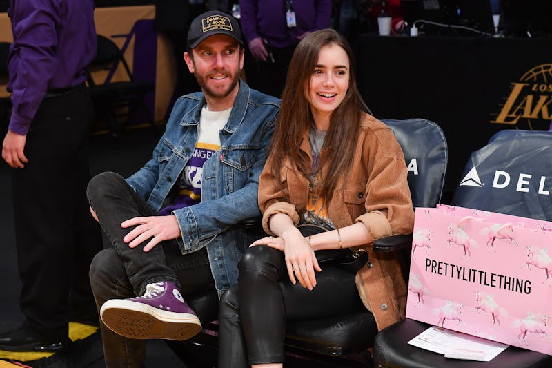 Lily Collins and Charlie McDowell. Photo via Getty Images