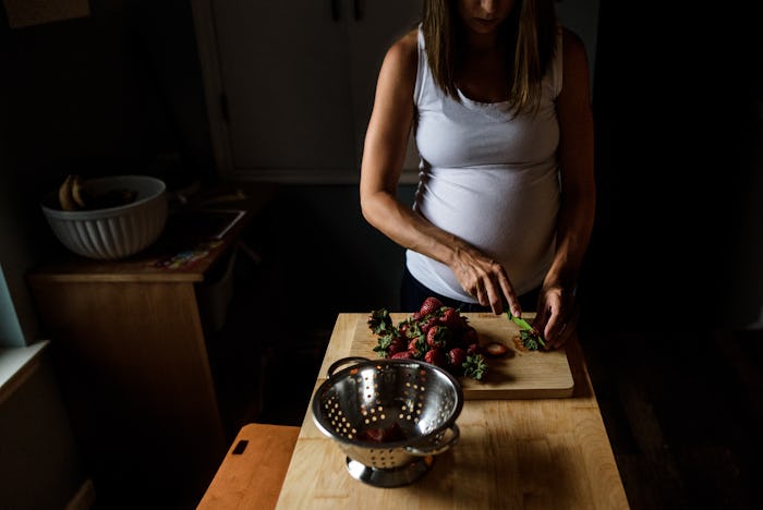 Pregnant women may leak breast milk as early as the second trimester, according to experts.