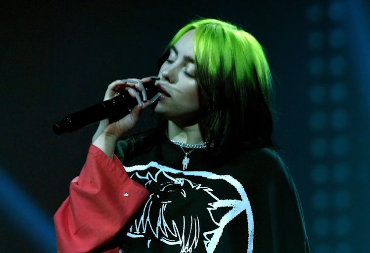 Billie Eilish performs live.